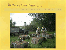 Tablet Screenshot of honeyglowfarm.com